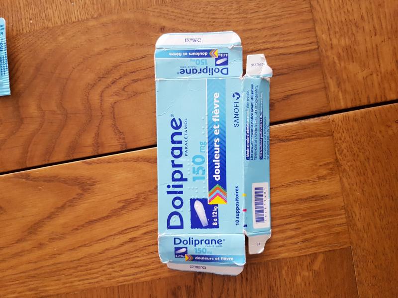 Doliprane Paracetamol Mg Enfants Suppositoires Sanofi Aventis